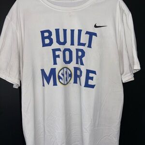 Nike White Dri-Fit Tee